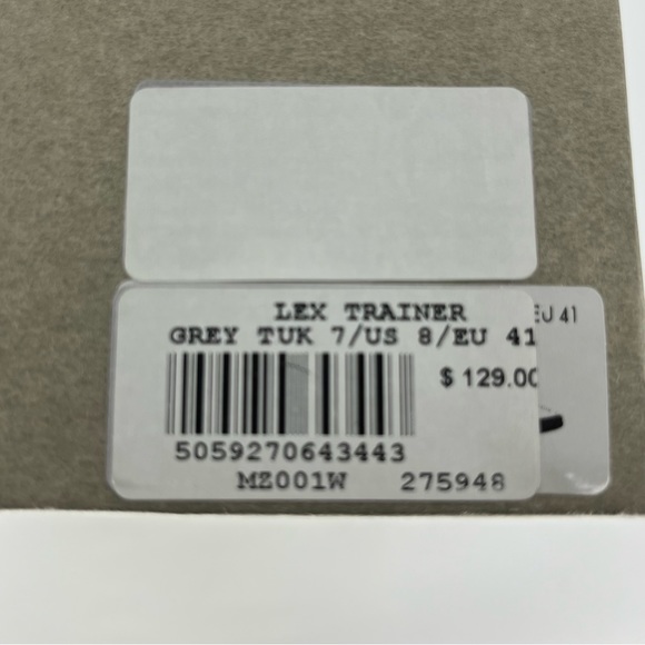 ALL SAINTS NEW LEX TRAINER TIE DYE BLUE WHITE COW LEATHER 41 43 - Picture 14 of 15